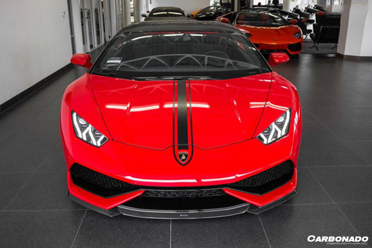 2015-2020 Lamborghini Huracan LP610 VRS Style Carbon Fiber Front Lip