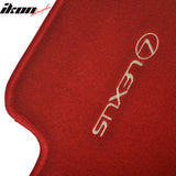 Car Floor Mat for 2001-2005 Lexus IS300 Red Nylon Carpets 4PCS Set