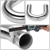 Universal 2.50" 180 Degree U-Bend Intercooler Piping Aluminum