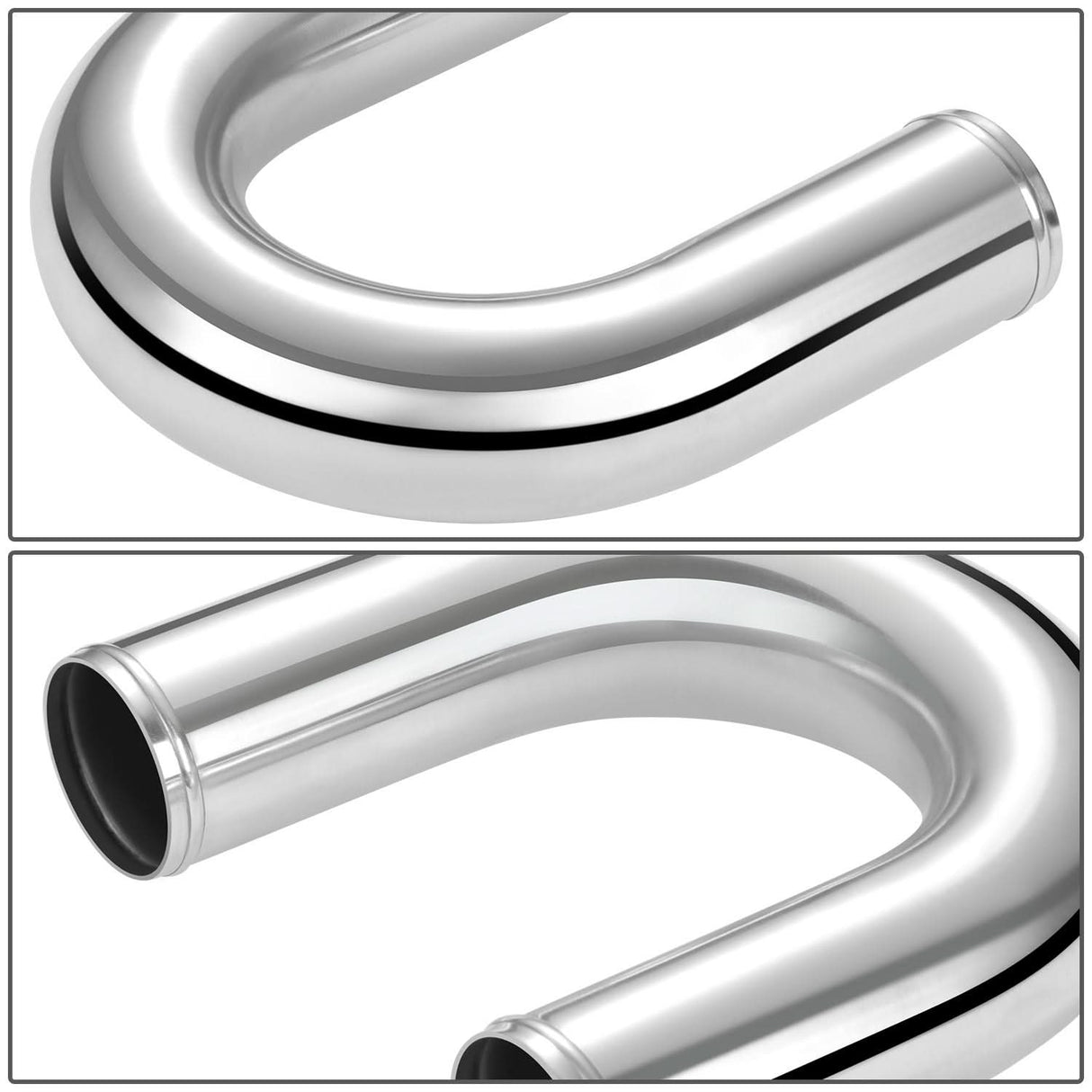 Universal 3.0" Aluminum Intercooler Piping Kit - 8 Piece Set