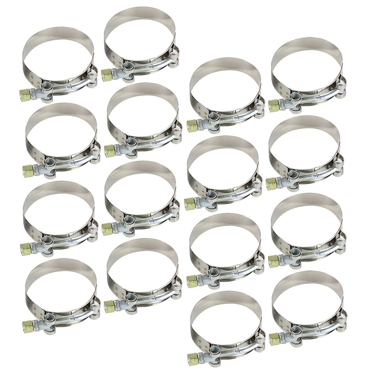 Universal 2.5" Aluminum Intercooler Piping Kit 8PC 90 Degree Black