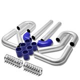 Universal 2.75" Aluminum Intercooler Piping Kit - 8PC with Clamps
