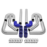 Universal 2.75" Aluminum Intercooler Piping Kit - 8PC with Clamps