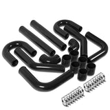 Universal 3.00" Aluminum Intercooler Piping Kit 8PC w/ Clamps
