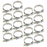 Universal 3.00" Aluminum Intercooler Piping Kit 8PC w/ Clamps