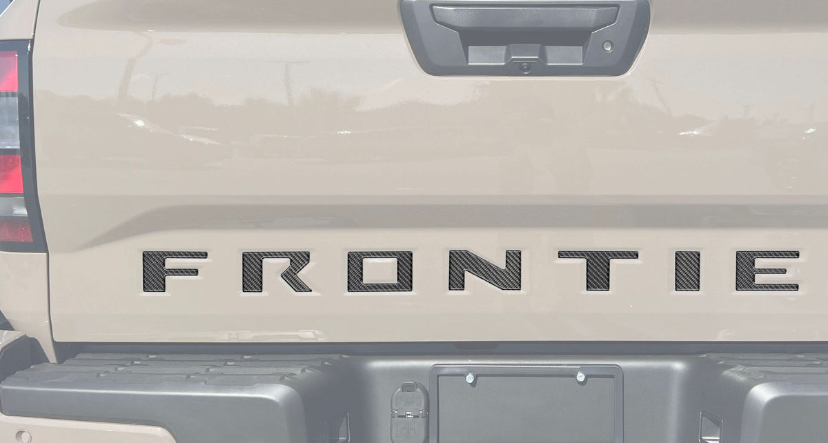 Tailgate Letter Inserts Fits 2022-2027 Nissan Frontier