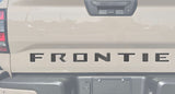 Tailgate Letter Inserts Fits 2022-2027 Nissan Frontier