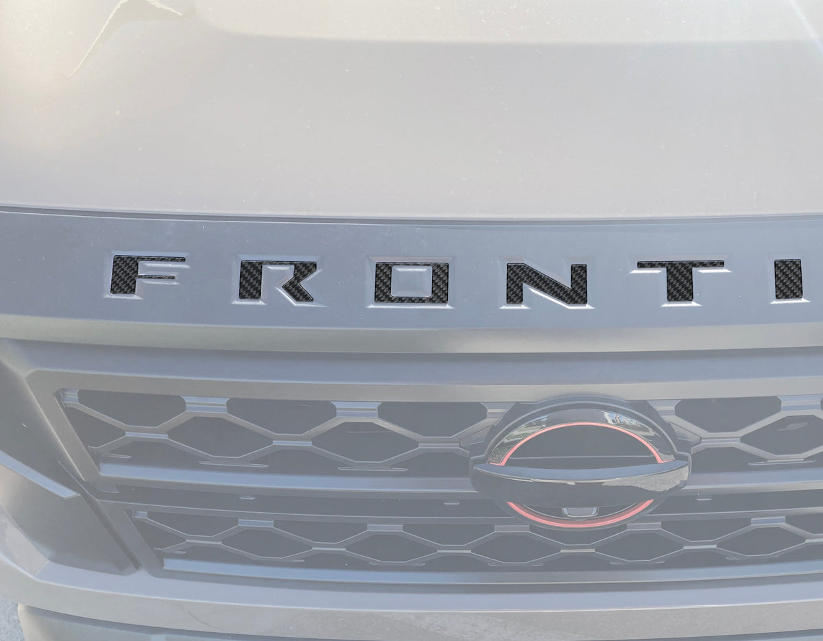 Grille Letter Inserts Fits 2022-2024 Nissan Frontier