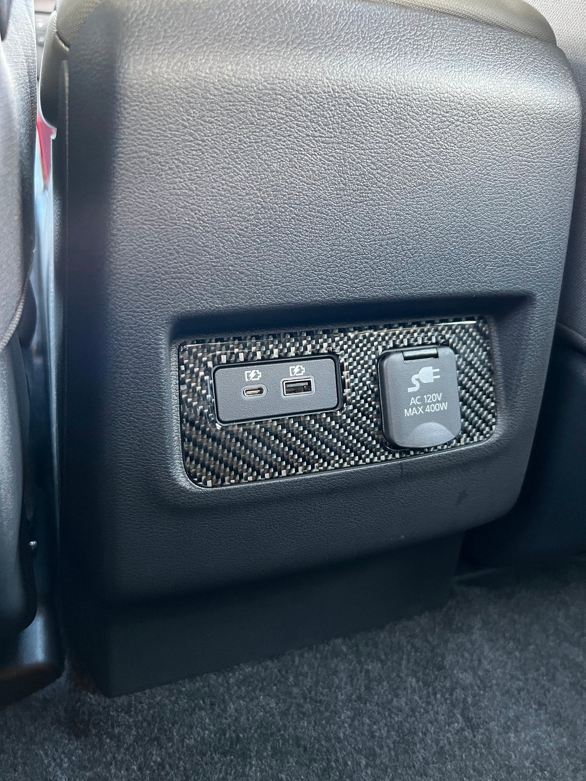 Rear Center Console Accent Trim Fits 2022-2027 Nissan Frontier