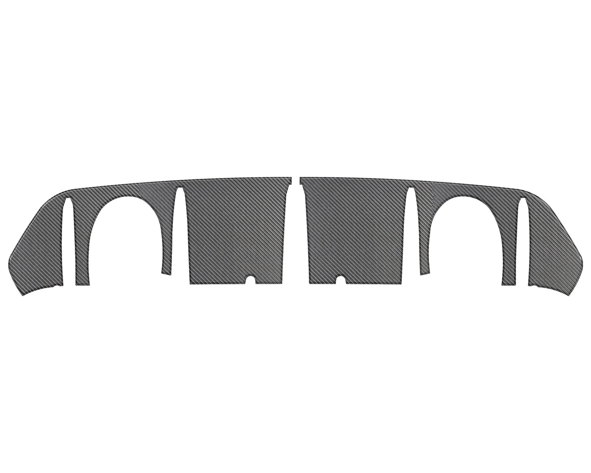 Rear Diffuser Accent Fits 2016-2018 Ford Focus RS