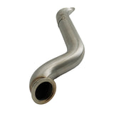 H Series Tear Drop Hood Exit Up Pipe Dump Tube For Top Mount Turbo Manifold Outlet