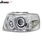 2003-2006 Ford Expedition 2PCS Driver Passenger Side Front Bumper Driving Headlights Head Lamps Assembly Replacement Chrome Housing