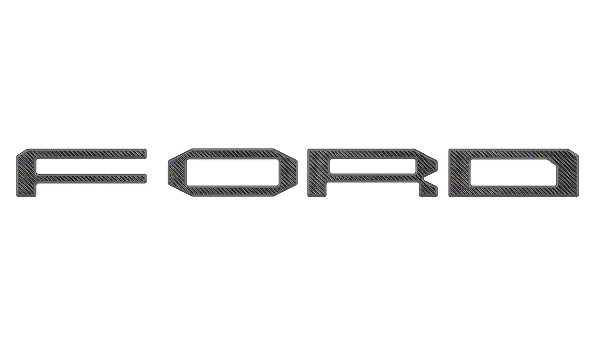 Grille Letter Overlays Fits 2015-2020 Ford F-150 Raptor