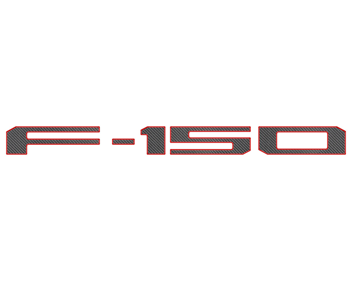 Rear Tailgate Letter Inserts Fits 2018-2020 Ford F-150
