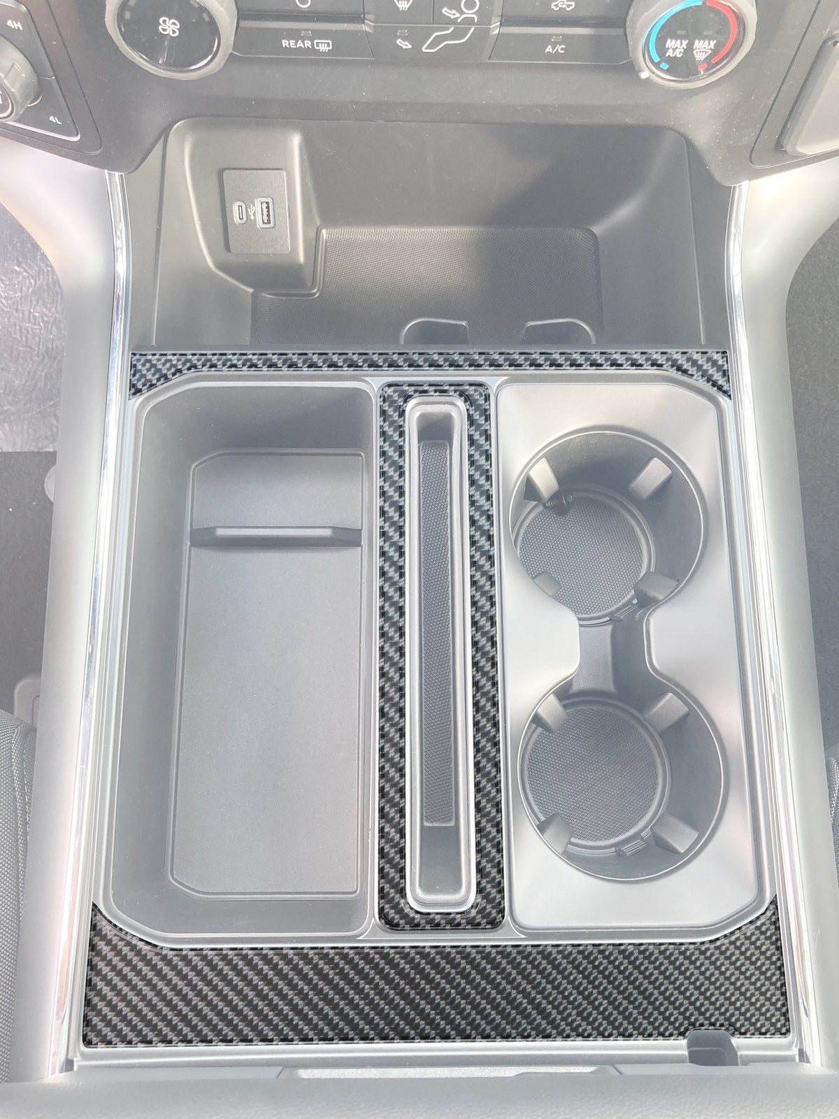 Center Console Accent Trim Fits 2021-2027 Ford F-150