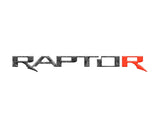 Raptor Tailgate Emblem Inserts Fits 2017-2026 Ford F-150 Raptor