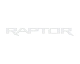 Raptor Tailgate Emblem Inserts Fits 2017-2026 Ford F-150 Raptor