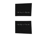 Textured Door Sill Overlays Fits 2015-2023 Ford Edge