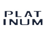 Platinum Tailgate Letter Inserts Fits 2021-2023 Ford F-150