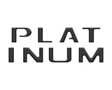 Platinum Tailgate Letter Inserts Fits 2021-2023 Ford F-150