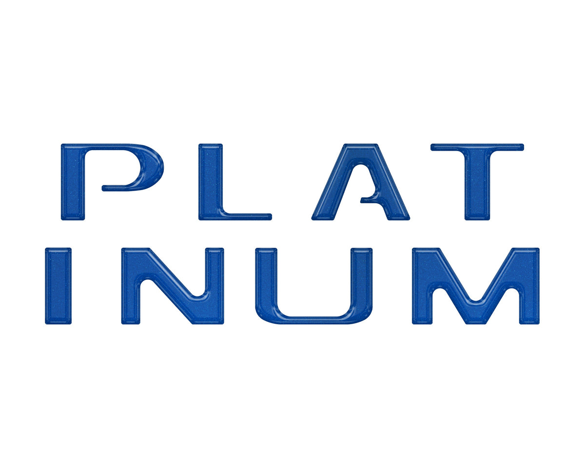 Tailgate Letter Inserts Fits 2018-2020 Ford F-150 Platinum