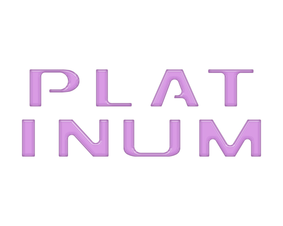 Platinum Tailgate Letter Inserts Fits 2021-2023 Ford F-150