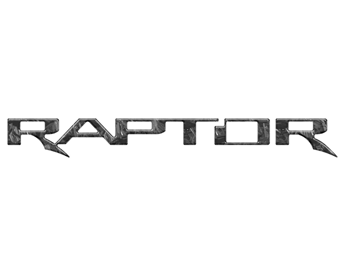 Raptor Tailgate Emblem Inserts Fits 2024-2027 Ford Ranger