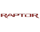 Raptor Tailgate Emblem Inserts Fits 2017-2026 Ford F-150 Raptor