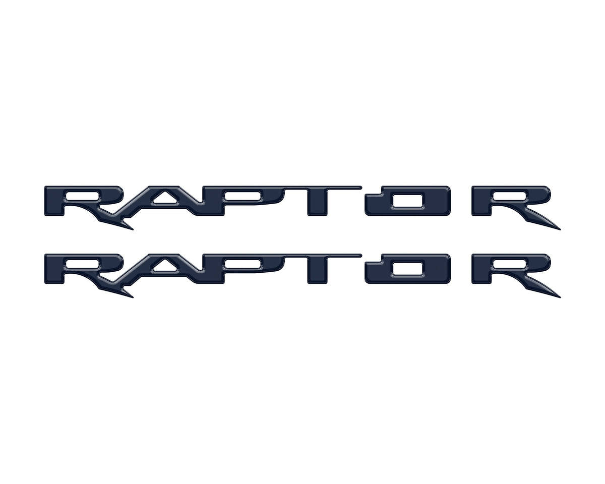 Running Board Emblem Overlays Fits 2017-2024 Ford F-150 Raptor