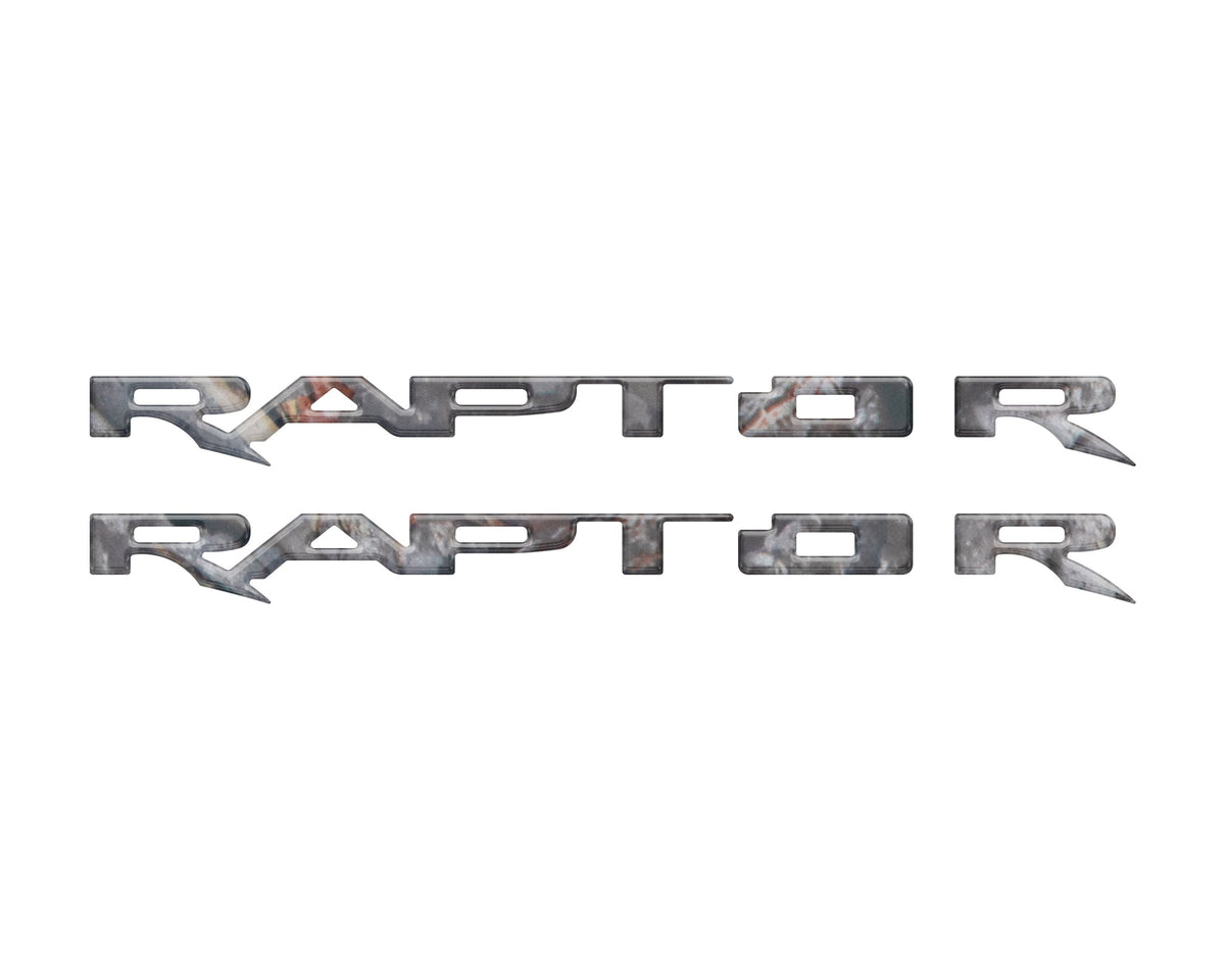 Running Board Emblem Overlays Fits 2017-2024 Ford F-150 Raptor