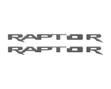 Running Board Emblem Overlays Fits 2017-2024 Ford F-150 Raptor
