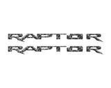 Running Board Emblem Overlays Fits 2017-2024 Ford F-150 Raptor