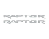 Running Board Emblem Overlays Fits 2017-2024 Ford F-150 Raptor