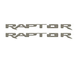 Running Board Emblem Overlays Fits 2017-2024 Ford F-150 Raptor