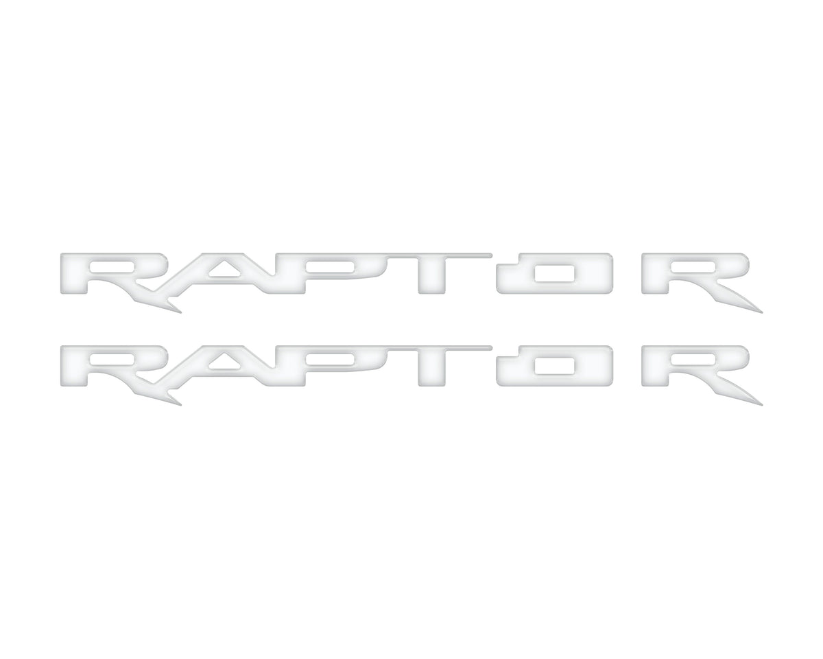Running Board Emblem Overlays Fits 2017-2024 Ford F-150 Raptor