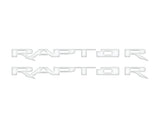 Running Board Emblem Overlays Fits 2017-2024 Ford F-150 Raptor