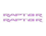 Running Board Emblem Overlays Fits 2017-2024 Ford F-150 Raptor
