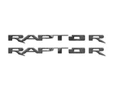 Running Board Emblem Overlays Fits 2017-2024 Ford F-150 Raptor
