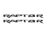 Running Board Emblem Overlays Fits 2017-2024 Ford F-150 Raptor