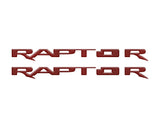 Running Board Emblem Overlays Fits 2017-2024 Ford F-150 Raptor