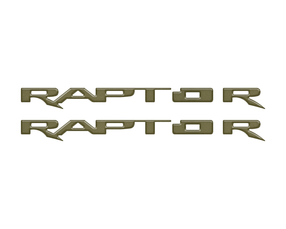 Running Board Emblem Overlays Fits 2017-2024 Ford F-150 Raptor