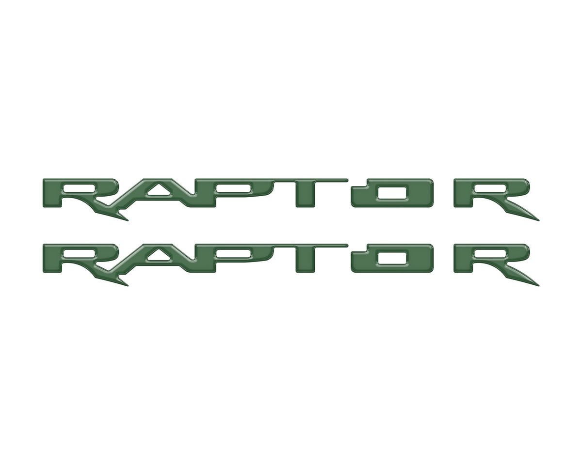 Running Board Emblem Overlays Fits 2017-2024 Ford F-150 Raptor