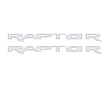 Running Board Emblem Overlays Fits 2017-2024 Ford F-150 Raptor