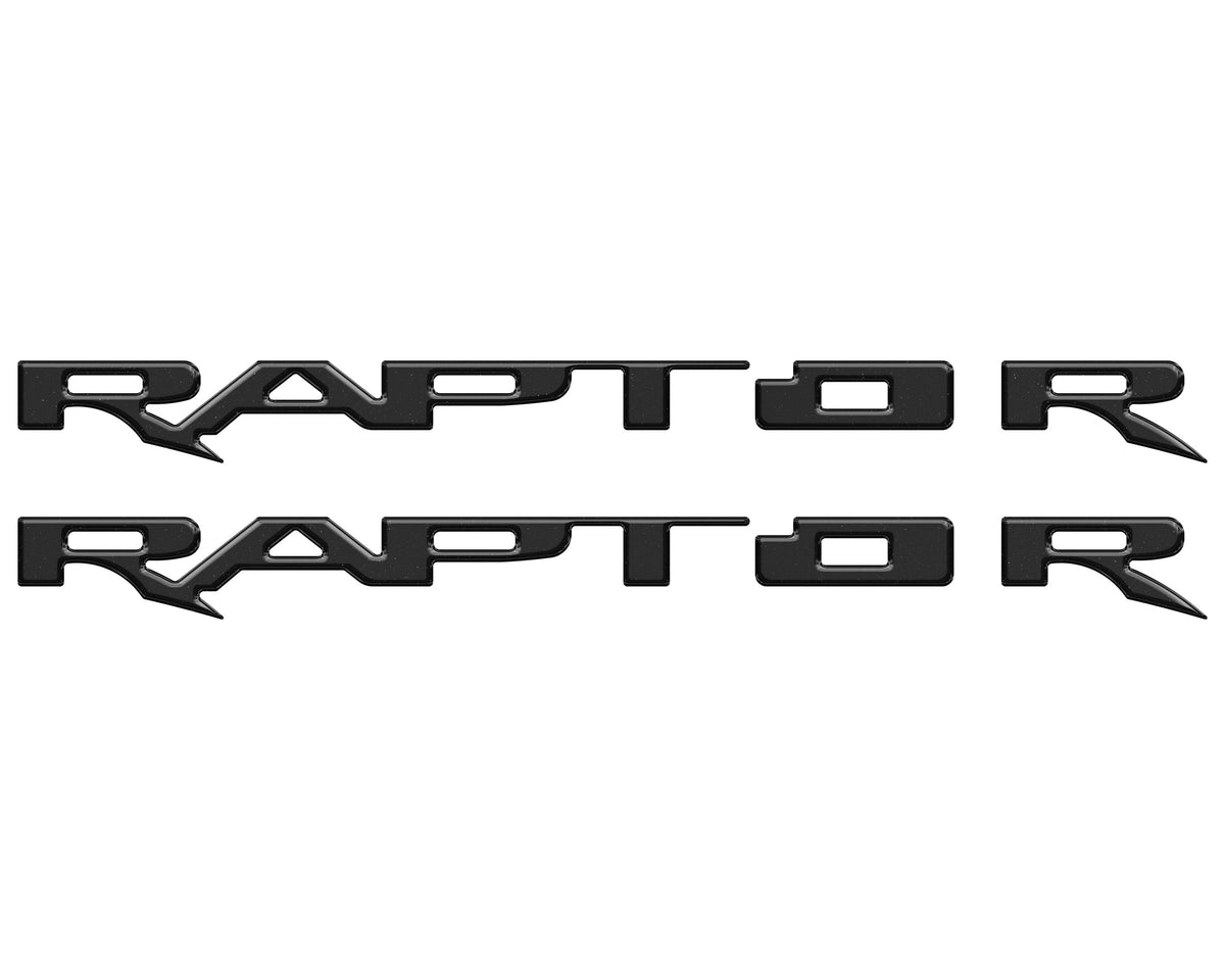 Running Board Emblem Overlays Fits 2017-2024 Ford F-150 Raptor