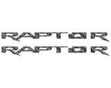 Running Board Emblem Overlays Fits 2017-2024 Ford F-150 Raptor
