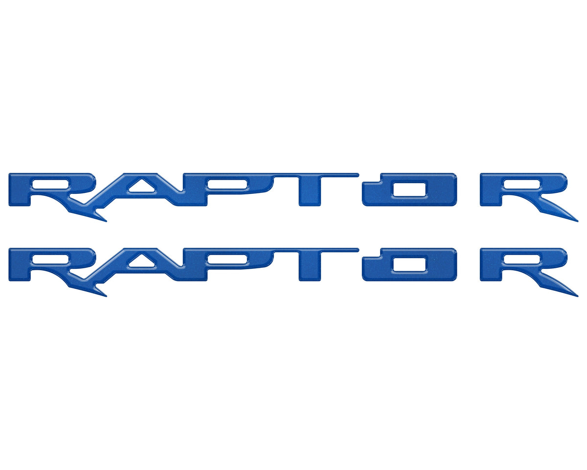 Running Board Emblem Overlays Fits 2017-2024 Ford F-150 Raptor
