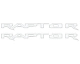 Running Board Emblem Overlays Fits 2017-2024 Ford F-150 Raptor