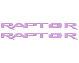 Running Board Emblem Overlays Fits 2017-2024 Ford F-150 Raptor