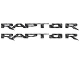 Running Board Emblem Overlays Fits 2017-2024 Ford F-150 Raptor