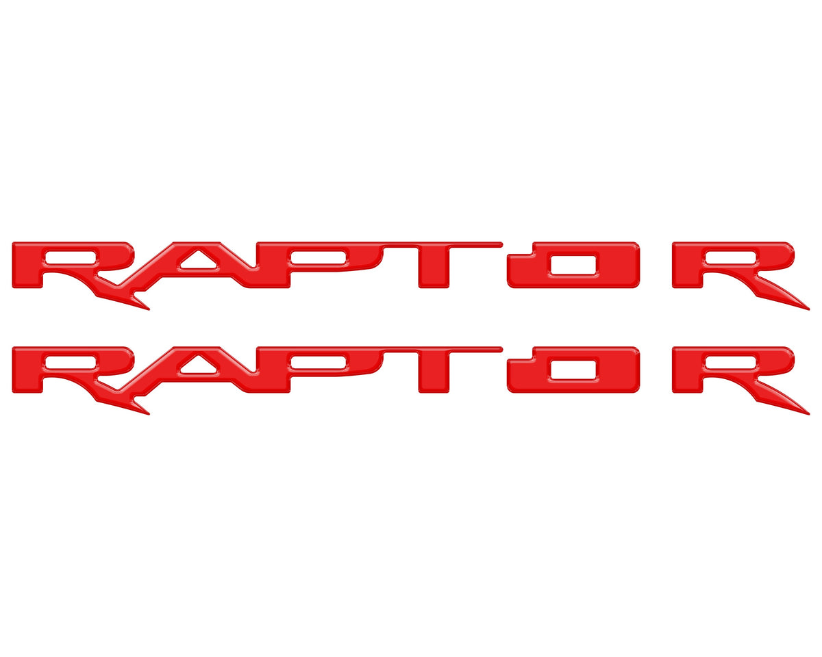 Running Board Emblem Overlays Fits 2017-2024 Ford F-150 Raptor